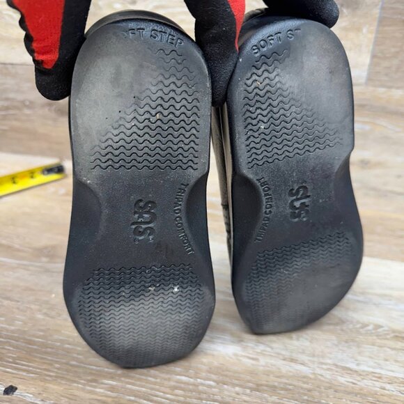 SAS Savvy Black Leather Comfort Loafer Women's Size 7 - Picture 4 of 7